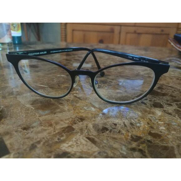 Jonathan Adler JA 505 Eyeglasses 51-18-145 Black / Tortoise Frames - Picture 3 of 11